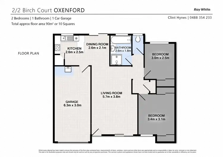 Floorplan of Homely other listing, 2 Birch Court, Oxenford QLD 4210
