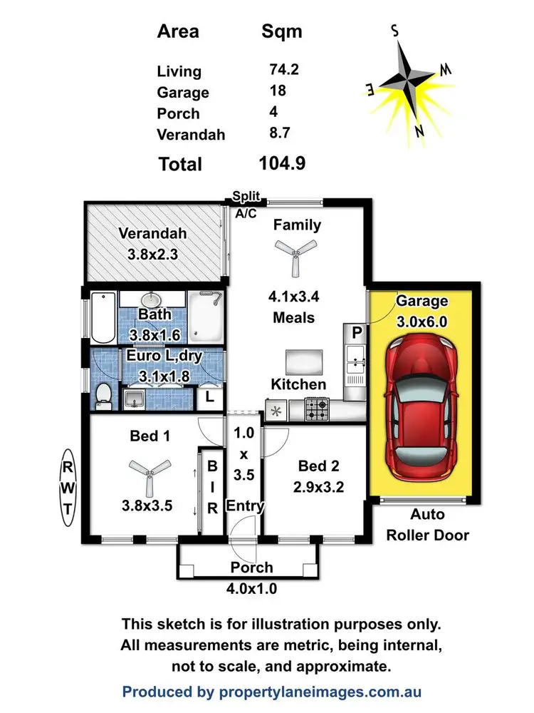 Floorplan of Homely house listing, 17 Roberts Crescent, Smithfield Plains SA 5114