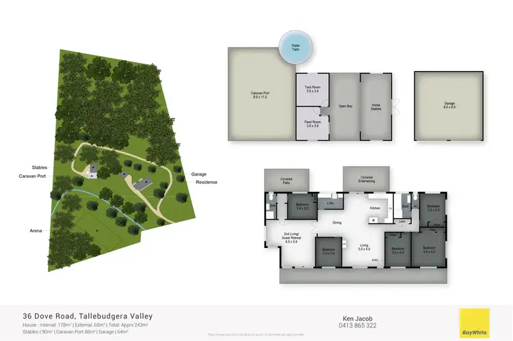 Floorplan of Homely house listing, 36 Dove Road, Tallebudgera Valley QLD 4228