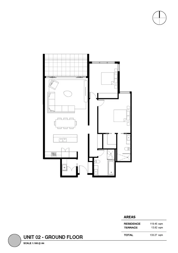 Floorplan of Homely apartment listing, 1,12/47-49 Glendale Avenue, Templestowe VIC 3106