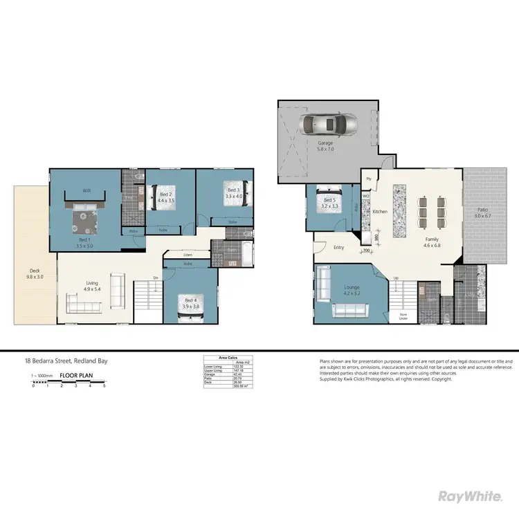 Floorplan of Homely house listing, 18 Bedarra Street, Redland Bay QLD 4165