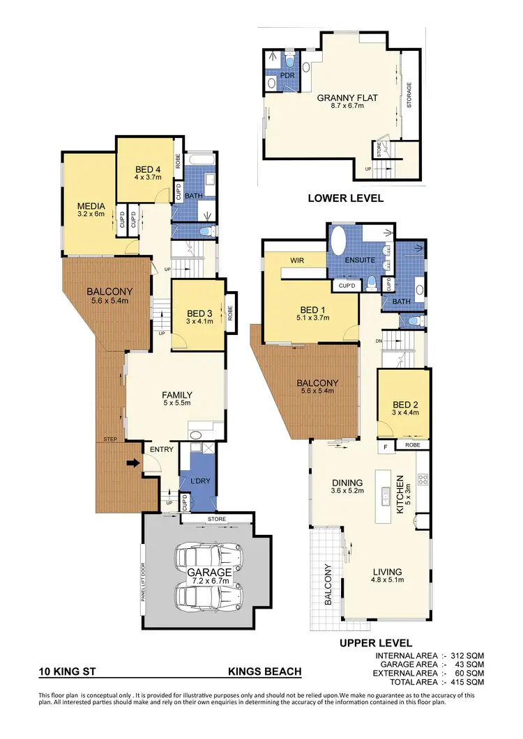 Floorplan of Homely house listing, 10B King Street, Kings Beach QLD 4551