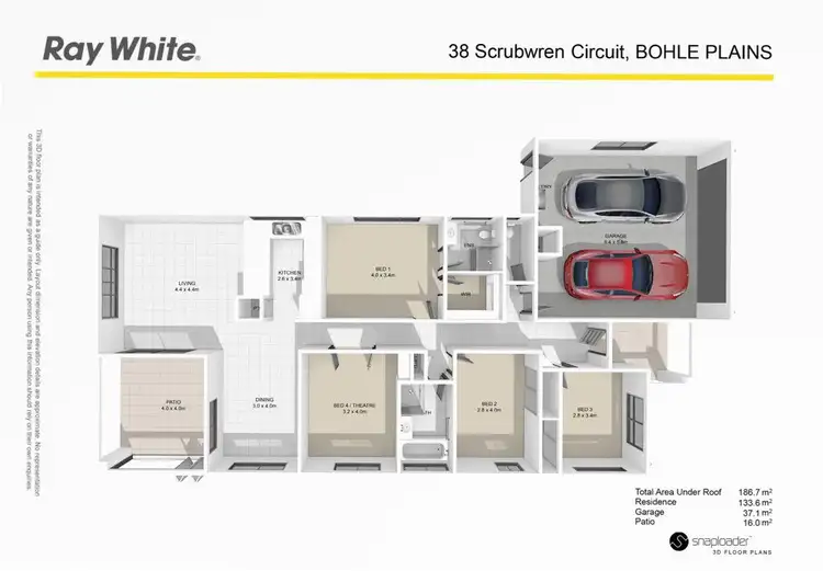 Floorplan of Homely house listing, 38 Scrubwren Circuit, Bohle Plains QLD 4817