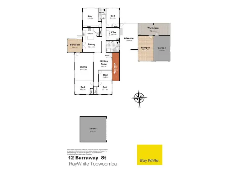 Floorplan of Homely house listing, 12 Burraway Street, Torrington QLD 4350