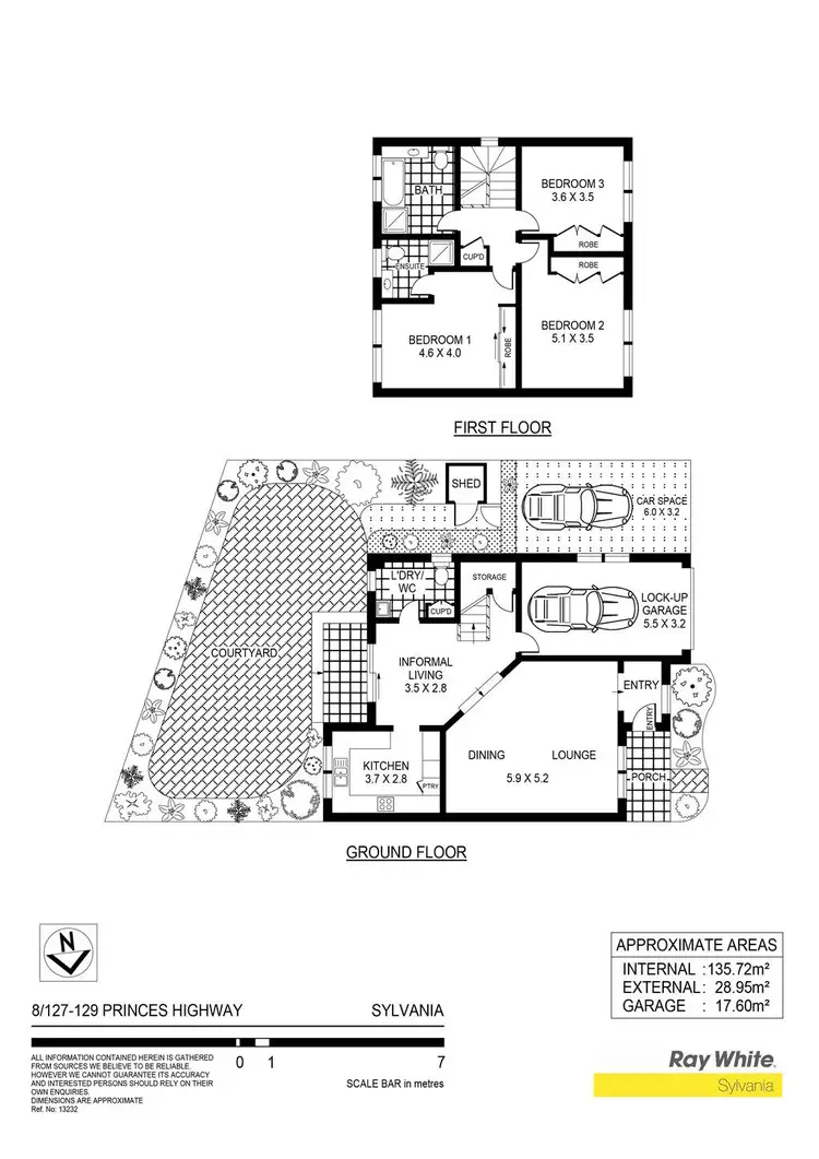 Floorplan of Homely townhouse listing, 8/127-129 Princes Highway, Sylvania NSW 2224