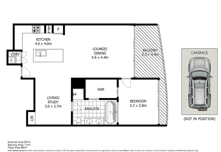 Floorplan of Homely unit listing, 21201 'The Oracle' 21 Elizabeth Avenue, Broadbeach QLD 4218