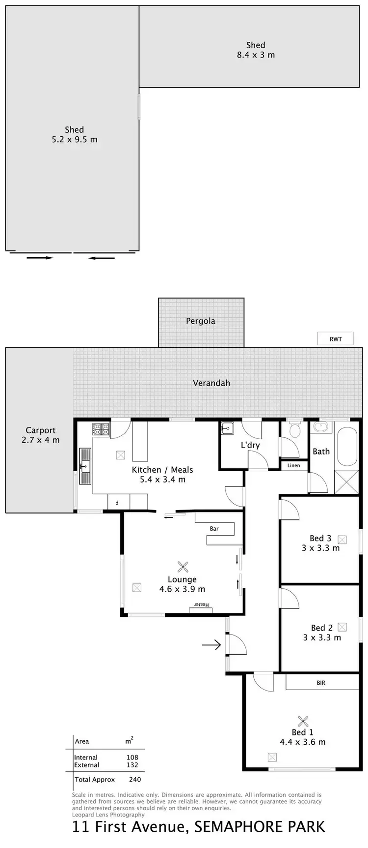 Floorplan of Homely house listing, 11 First Avenue, Semaphore Park SA 5019