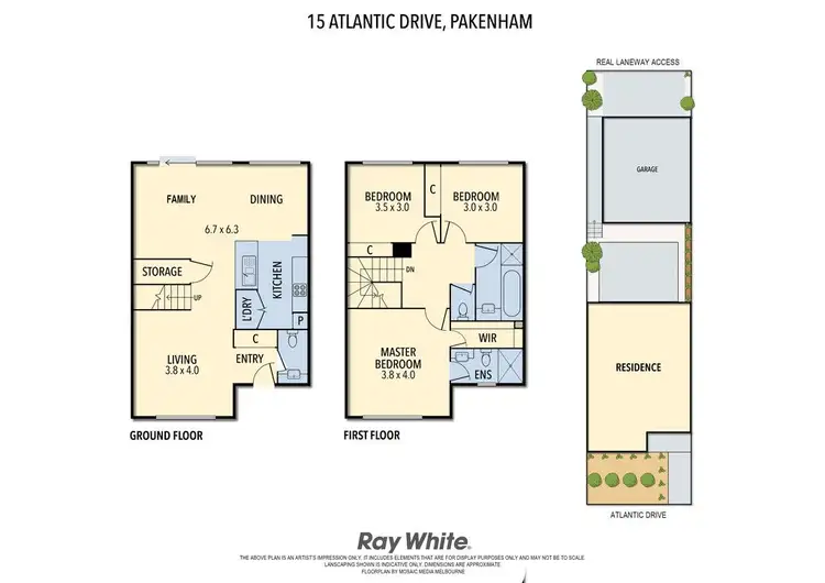 Floorplan of Homely house listing, 15 Atlantic Drive, Pakenham VIC 3810