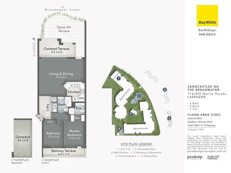 Floorplan of Homely apartment listing, 113/392 Marine Parade, Labrador QLD 4215