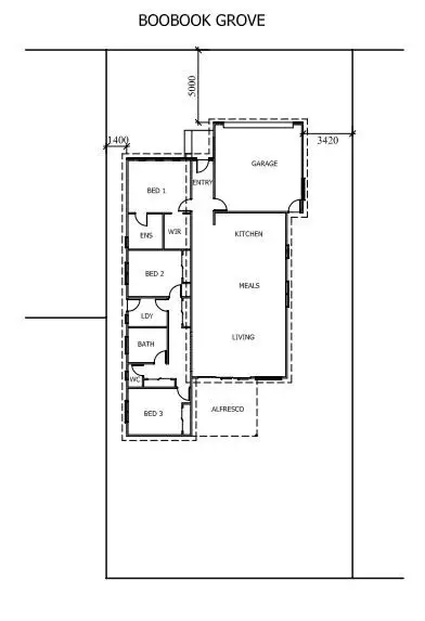 Floorplan of Homely house listing, 19 Boobook Grove, Cowes VIC 3922