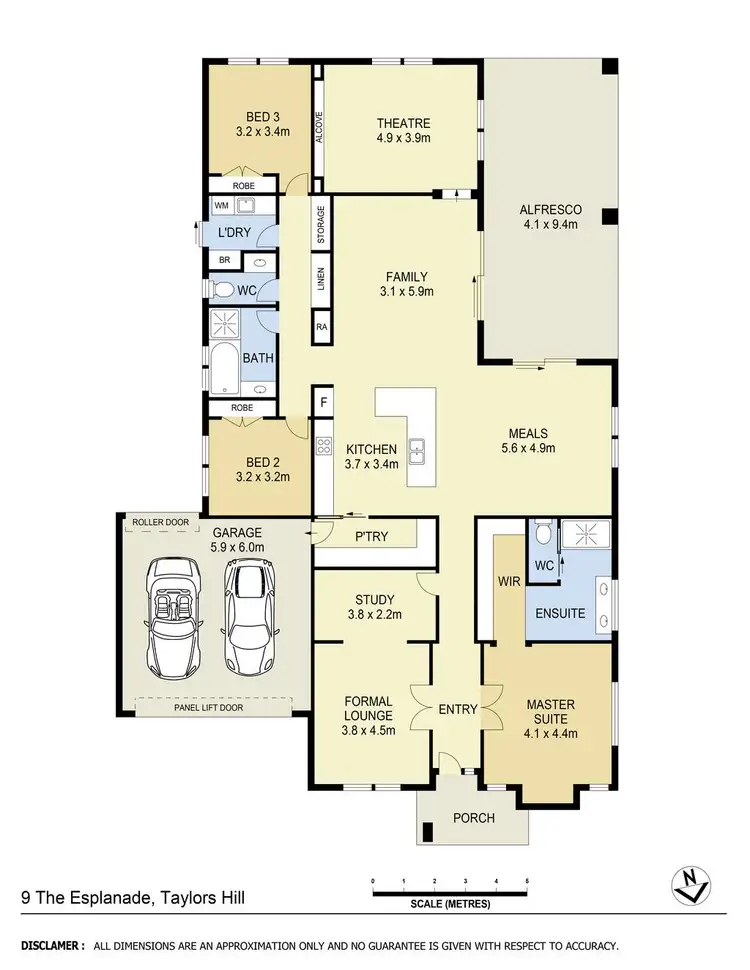 Floorplan of Homely house listing, 9 The Esplanade, Taylors Hill VIC 3037