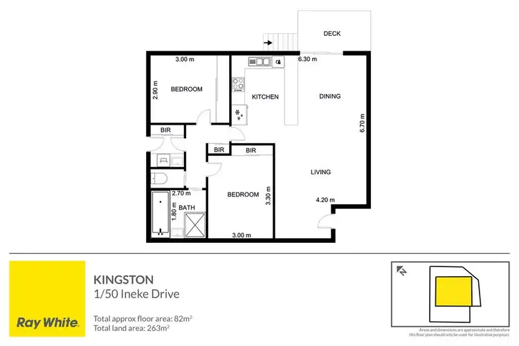 Floorplan of Homely house listing, 1/50 Ineke Drive, Kingston TAS 7050