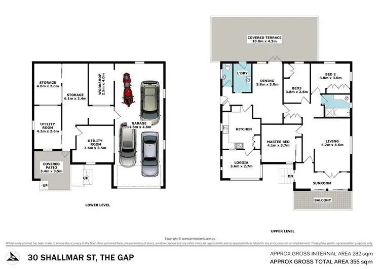 Floorplan of Homely house listing, 30 Shallmar Street, The Gap QLD 4061