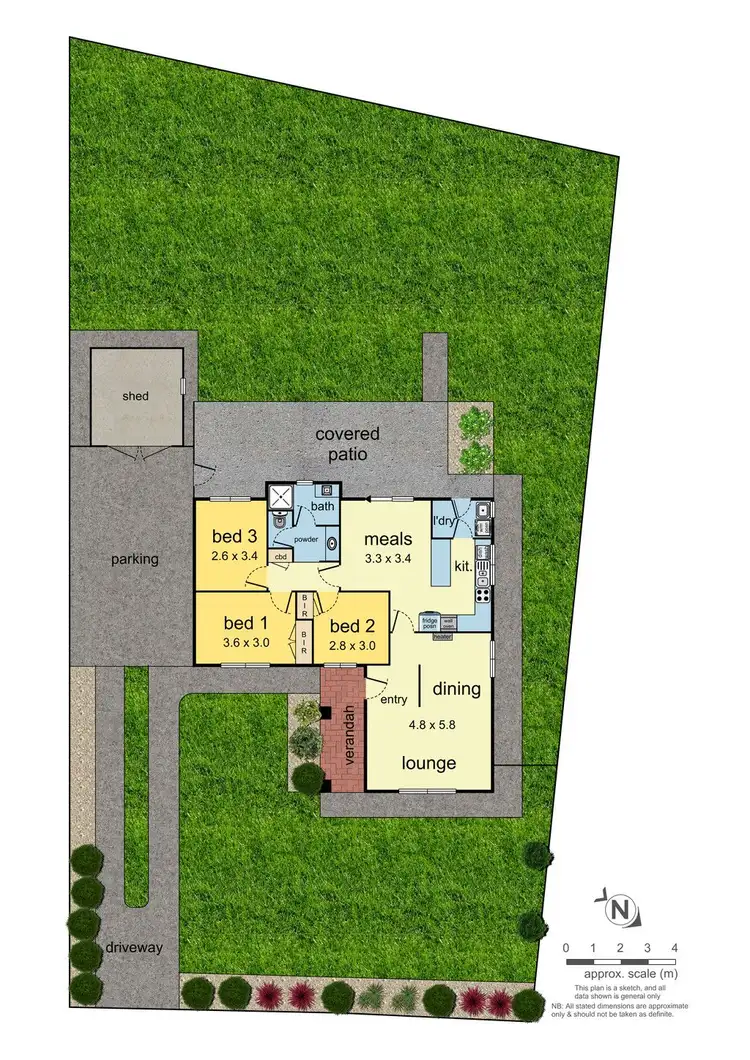 Floorplan of Homely house listing, 56 Wentworth Avenue, Rowville VIC 3178