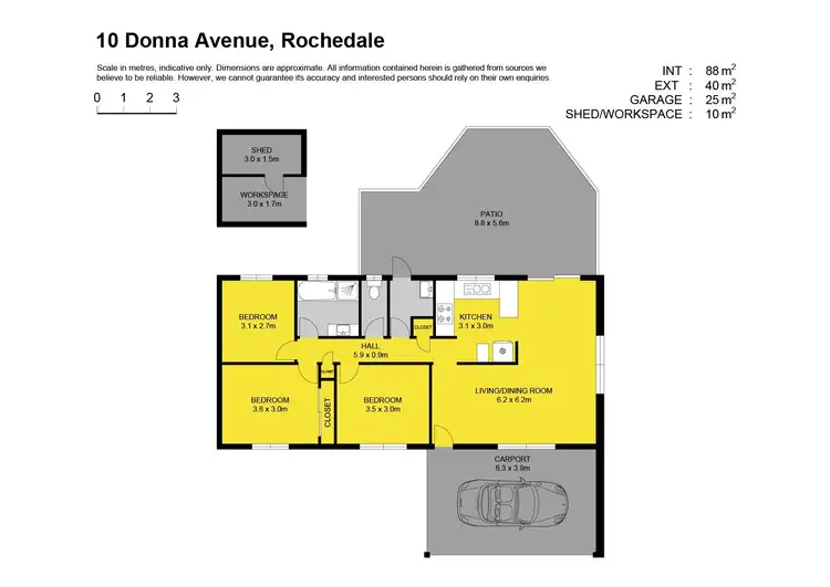 Floorplan of Homely house listing, 10 Donna Avenue, Rochedale South QLD 4123