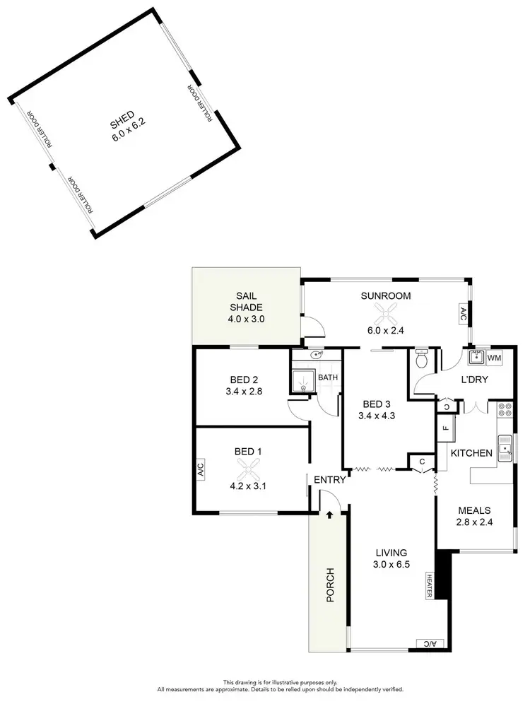 Floorplan of Homely house listing, 585 Military Road, Largs North SA 5016