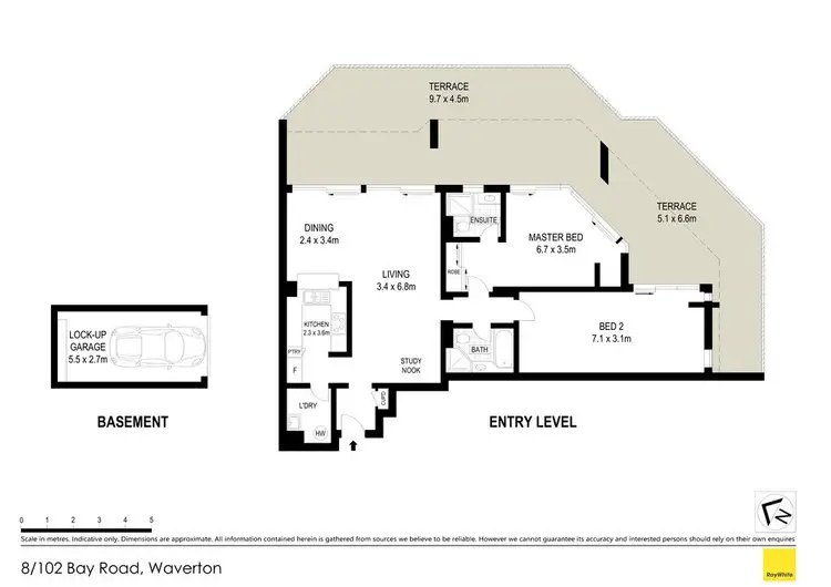 Floorplan of Homely apartment listing, 8/102 Bay Road, Waverton NSW 2060