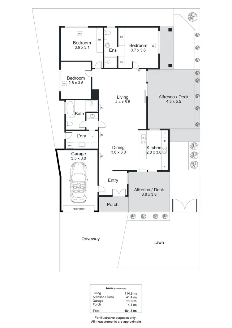 Floorplan of Homely house listing, 1 James Street, Morphett Vale SA 5162