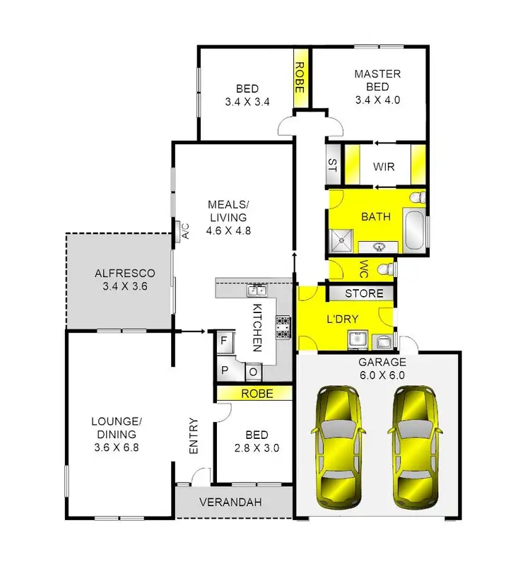 Floorplan of Homely house listing, 20 Balagundi Drive, Lara VIC 3212