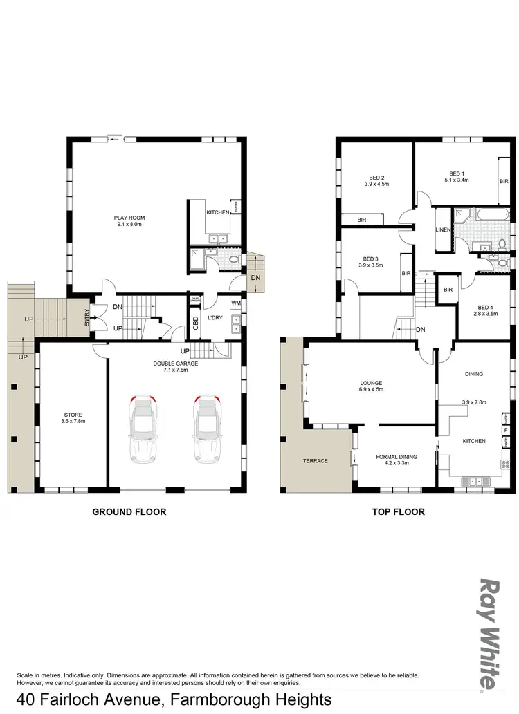 Floorplan of Homely house listing, 40 Fairloch Avenue, Farmborough Heights NSW 2526