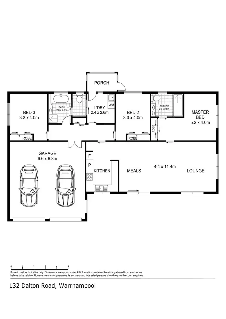 Floorplan of Homely house listing, 132 Daltons Road, Warrnambool VIC 3280