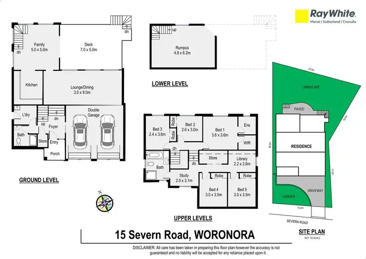 Floorplan of Homely house listing, 15 Severn Road, Woronora NSW 2232