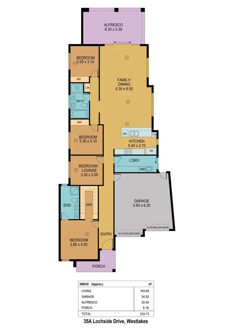 Floorplan of Homely house listing, 35A Lochside Drive, West Lakes SA 5021