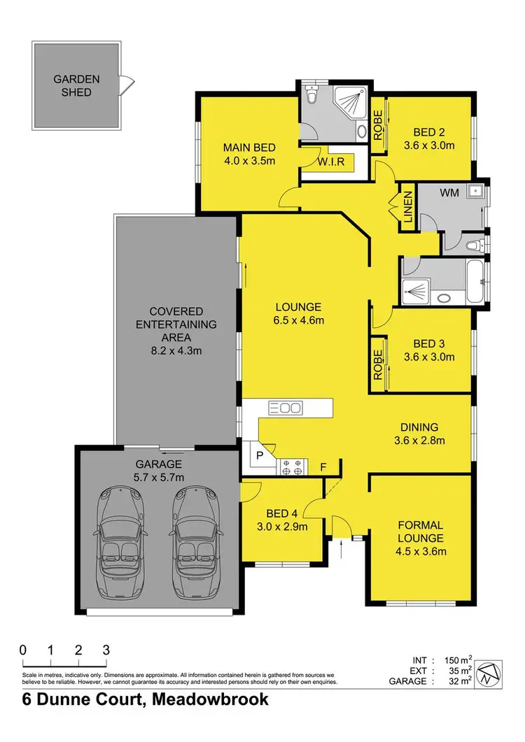 Floorplan of Homely house listing, 6 Dunne Court, Meadowbrook QLD 4131