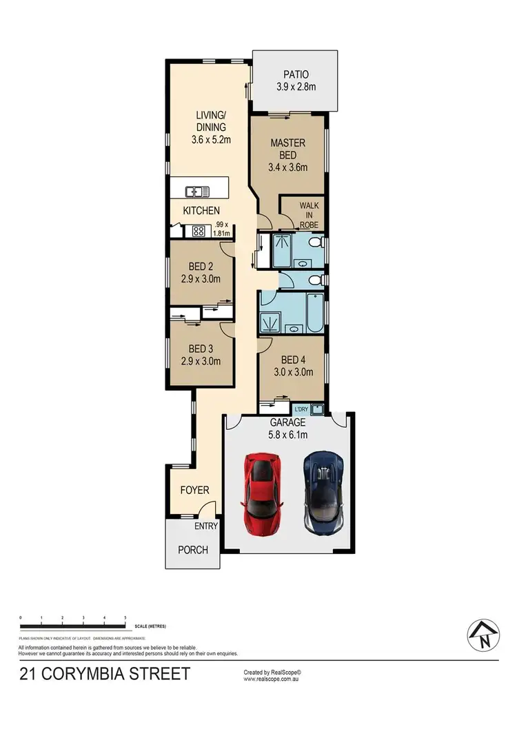 Floorplan of Homely house listing, 21 Corymbia Street, Coomera QLD 4209