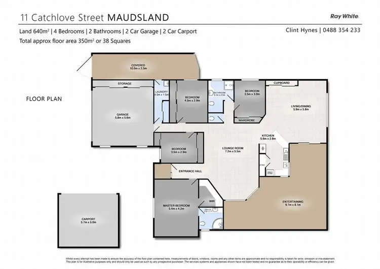 Floorplan of Homely house listing, 11 Catchlove Street, Maudsland QLD 4210