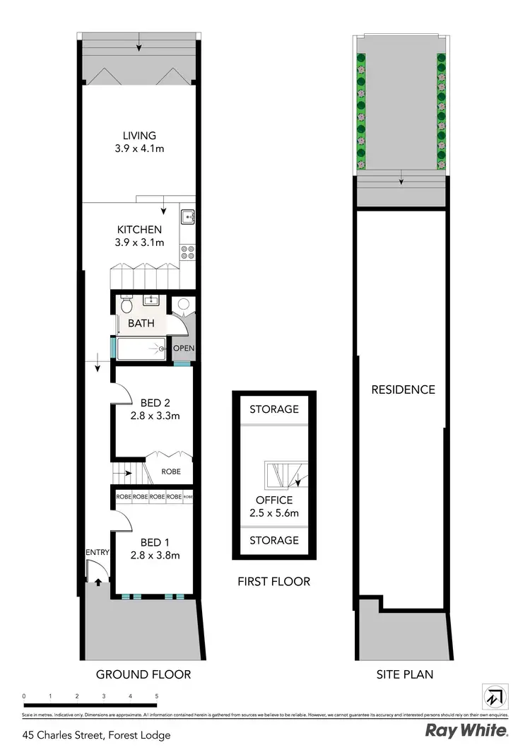 Floorplan of Homely house listing, 45 Charles Street, Forest Lodge NSW 2037