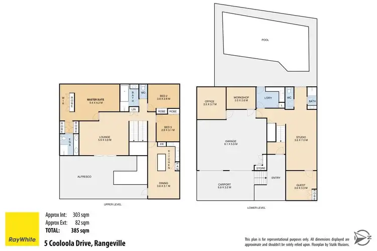 Floorplan of Homely house listing, 5 Cooloola Drive, Rangeville QLD 4350