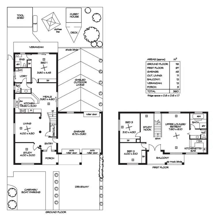 Floorplan of Homely house listing, 7 The Circuit, Walkley Heights SA 5098