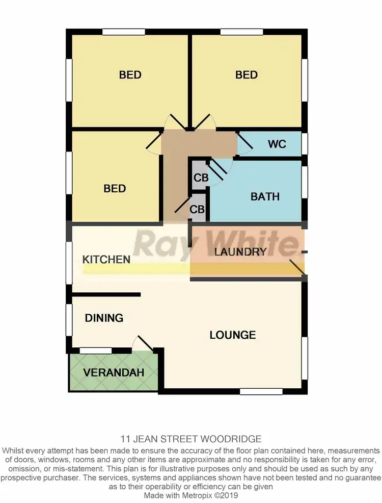 Floorplan of Homely house listing, 11 Jean Street, Woodridge QLD 4114