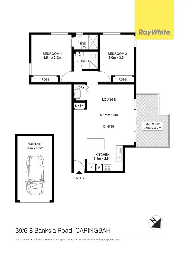 Floorplan of Homely apartment listing, 39/6-8 Banksia Road, Caringbah NSW 2229