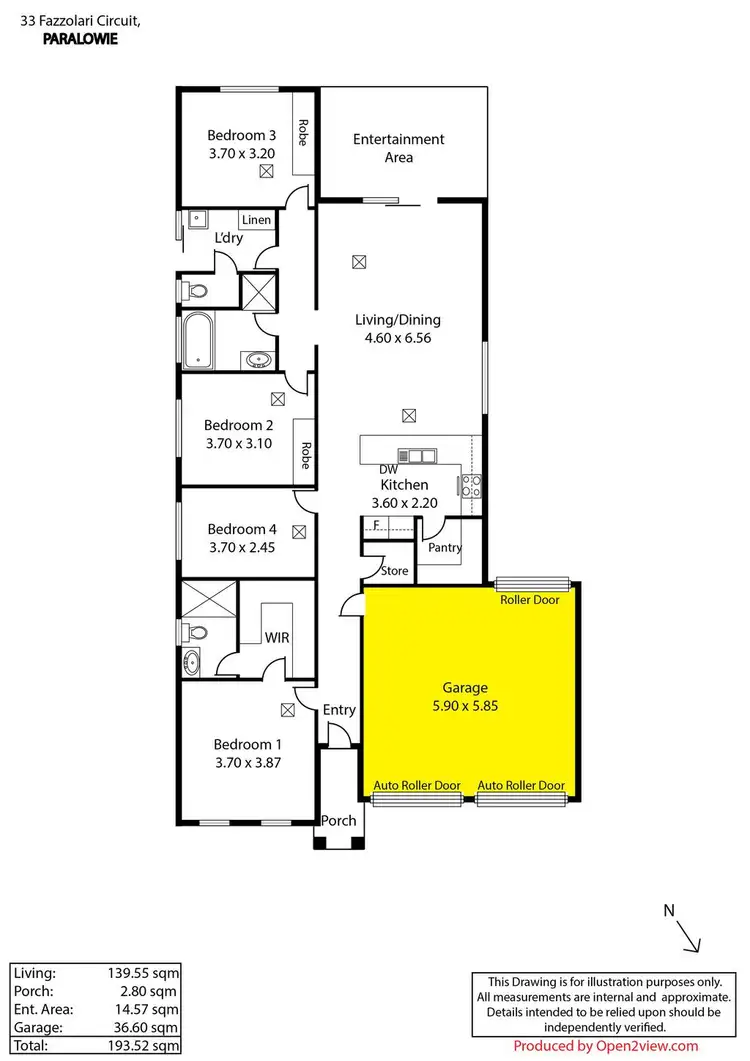 Floorplan of Homely house listing, 33 Fazzolari Circuit, Paralowie SA 5108