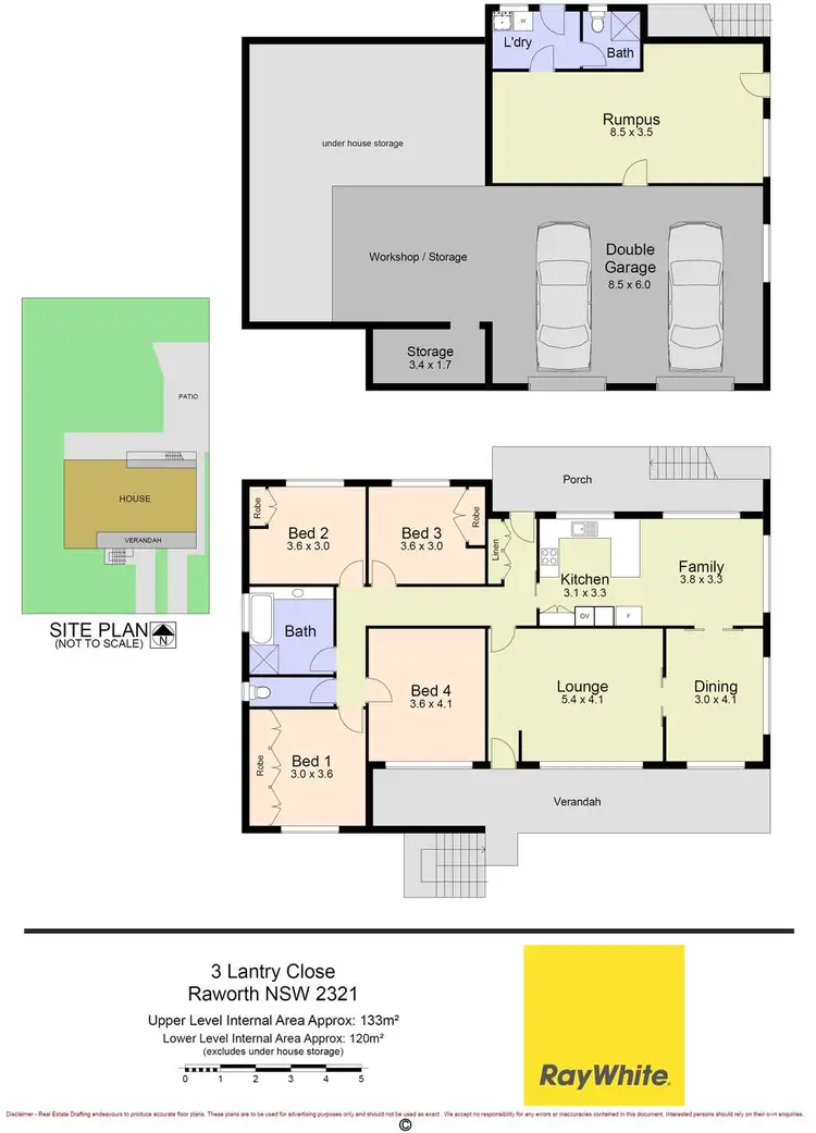 Floorplan of Homely house listing, 3 Lantry Close, Raworth NSW 2321