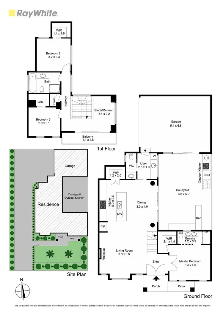 Floorplan of Homely townhouse listing, 1/19 Thurloo Street, Chadstone VIC 3148