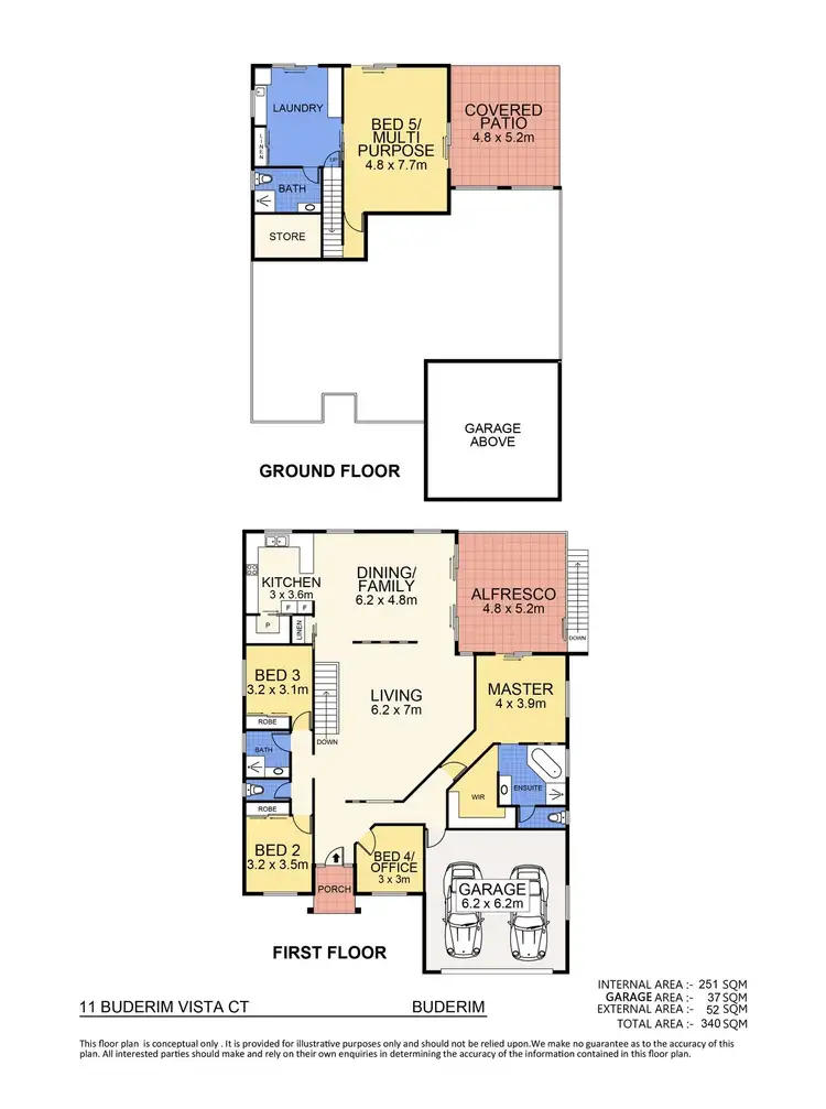 Floorplan of Homely house listing, 11 Buderim Vista Court, Buderim QLD 4556