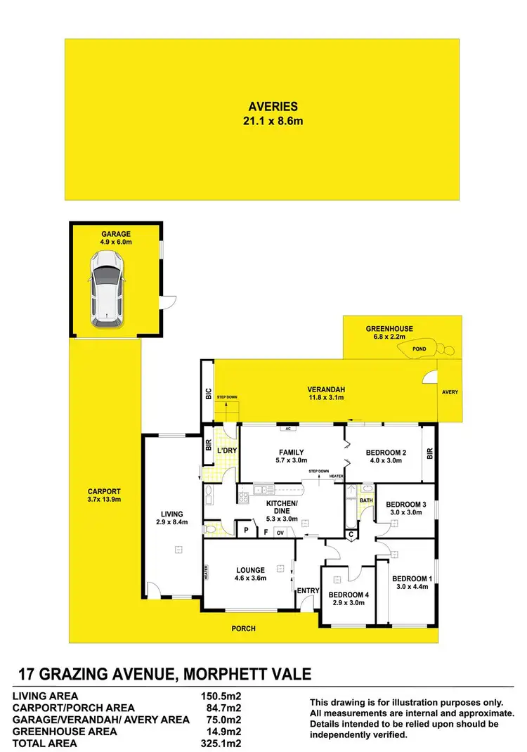 Floorplan of Homely house listing, 17 Grazing Avenue, Morphett Vale SA 5162