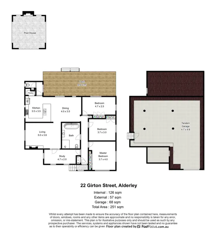 Floorplan of Homely house listing, 22 Girton Street, Alderley QLD 4051