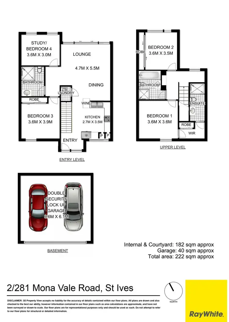 Floorplan of Homely townhouse listing, 2/281 Mona Vale Road, St Ives NSW 2075
