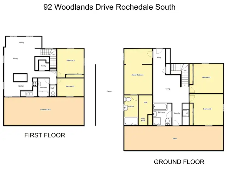 Floorplan of Homely house listing, 92 Woodlands Drive, Rochedale South QLD 4123