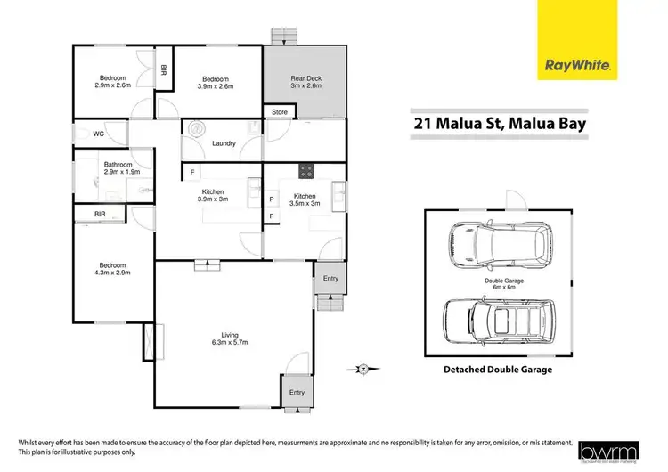 Floorplan of Homely house listing, 21 Malua Street, Malua Bay NSW 2536