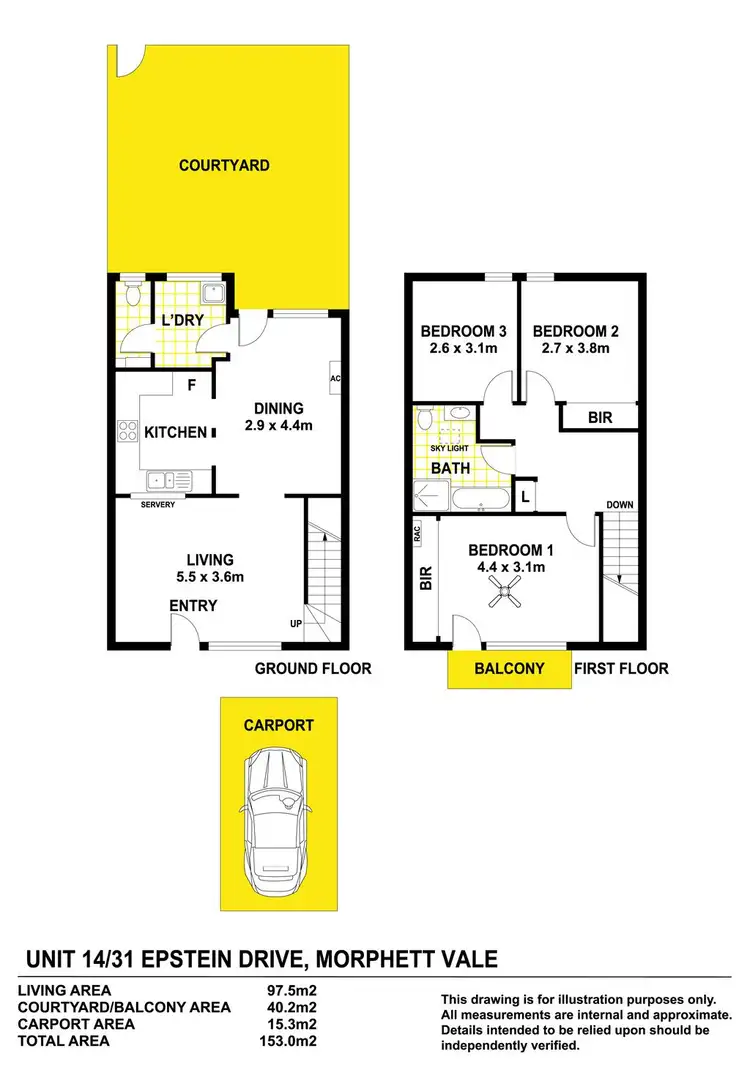 Floorplan of Homely house listing, 14/31 Epstein Drive, Morphett Vale SA 5162