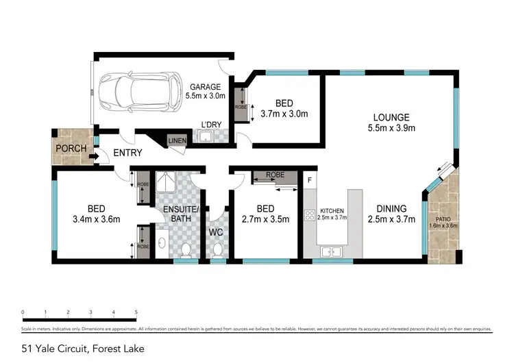 Floorplan of Homely house listing, 51 Yale Circuit, Forest Lake QLD 4078