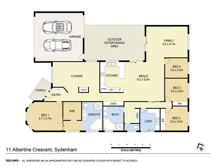 Floorplan of Homely house listing, 11 Albertine Crescent, Sydenham VIC 3037