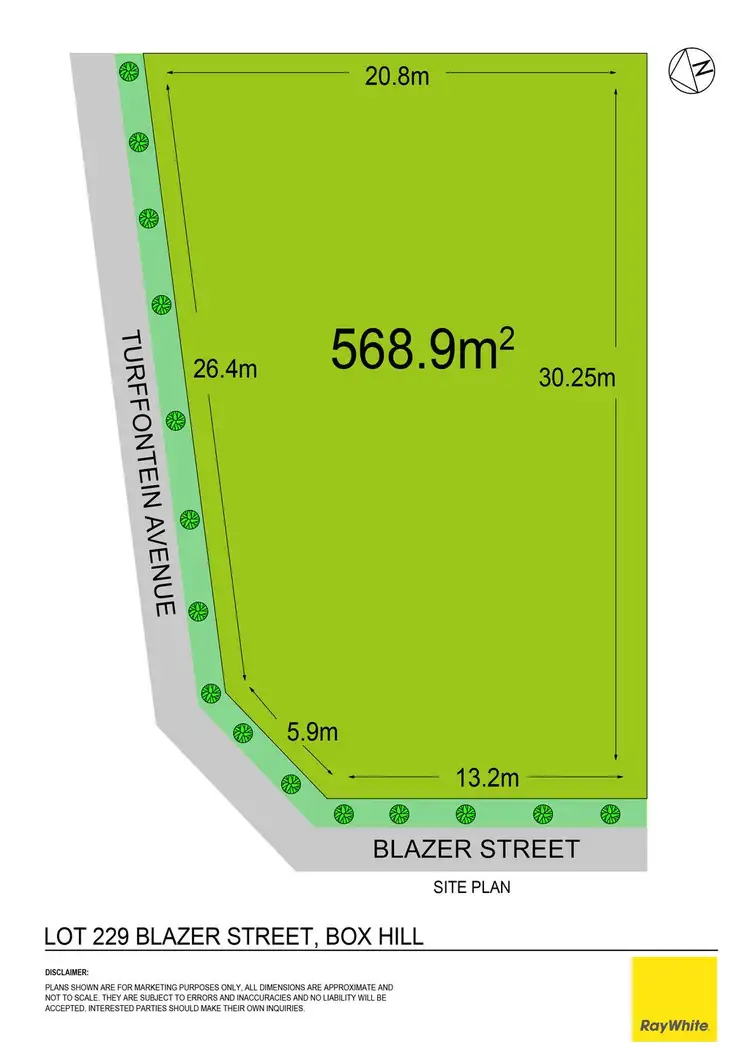 Floorplan of Homely land listing, Lot 229 Blazer Street, Box Hill NSW 2765