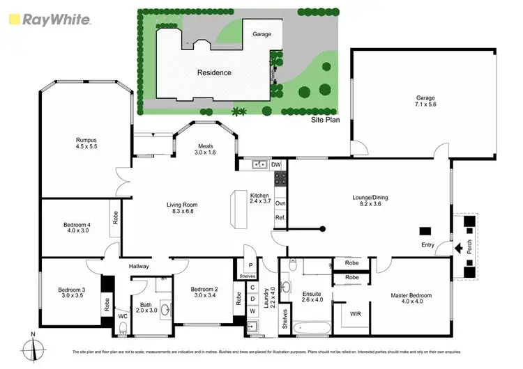 Floorplan of Homely house listing, 6 Browns Road, Clayton VIC 3168