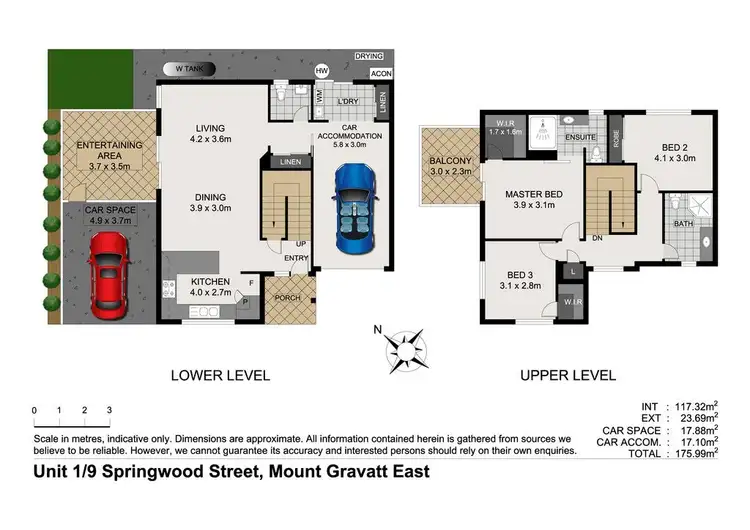 Floorplan of Homely townhouse listing, 1/9 Springwood Street, Mount Gravatt East QLD 4122